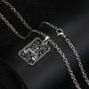Fashionable Star, Moon, Death and Lovers Tarot Fortune Teller Element Pendant Necklace, The Best Gift for Family and Friends