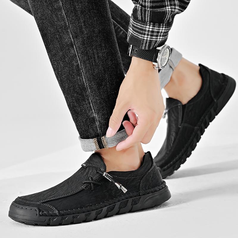Men's Leather Shoes Casual Sneakers
