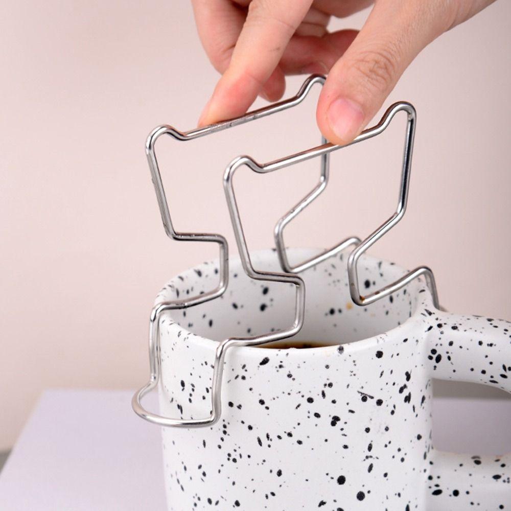 Držák kávového dripperu z nerezové oceli 304 Univerzální košíky na kávový dripper Polička na kávové filtry