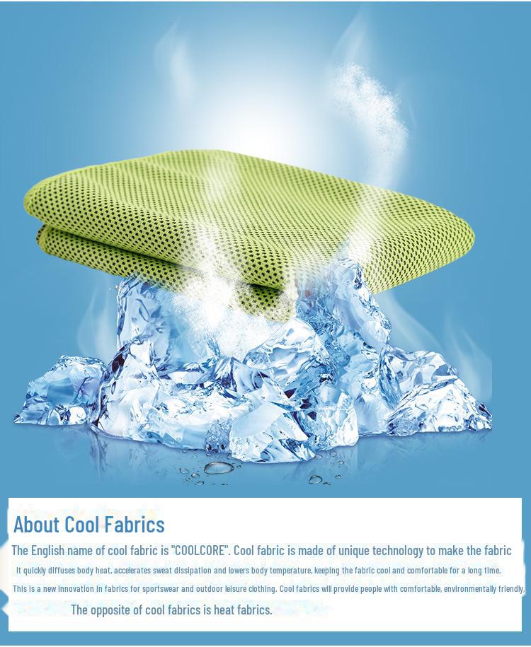 Microfiber Cooling Sports Towel – Digital Print Sweat-Absorbing Outdoor Fitness Towel