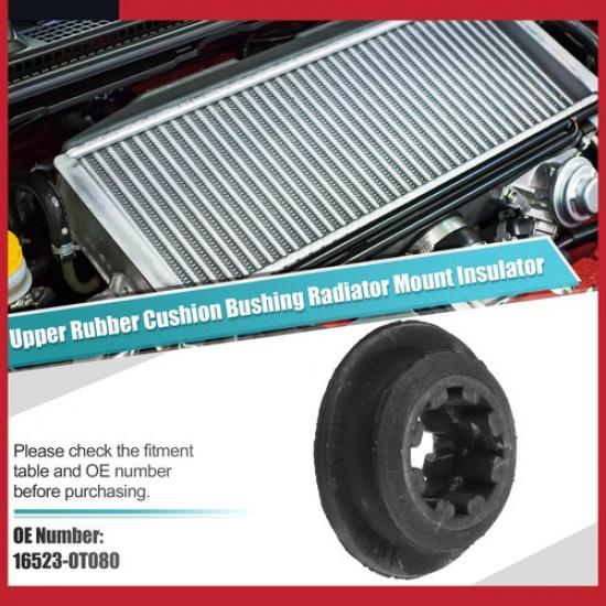 Pack of 2 For Toyota Corolla 2009- Upper Cushion Bushing Radiator Mount