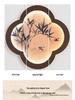 Song Dynasty Zen Mural Lamp: Retro Wall Light for Living Room, Hallway, and Staircase