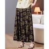 Paster Damen Sommer Blumen Culottes mit hohem Bund
