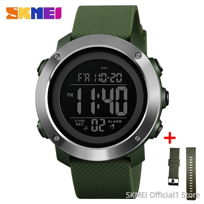SKMEI 1426 Luxe Digitale Horloge voor Mannen Sport Waterdicht Elektronische Heren Polshorloges Stopwatch Wekker 1416 Reloj Hombre