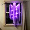 Floating Visual Effect Props Halloween Hanging Light Up Ghost Decoration, Large Spooky Flying for with LED Lights Front Yard Patio Lawn Garden