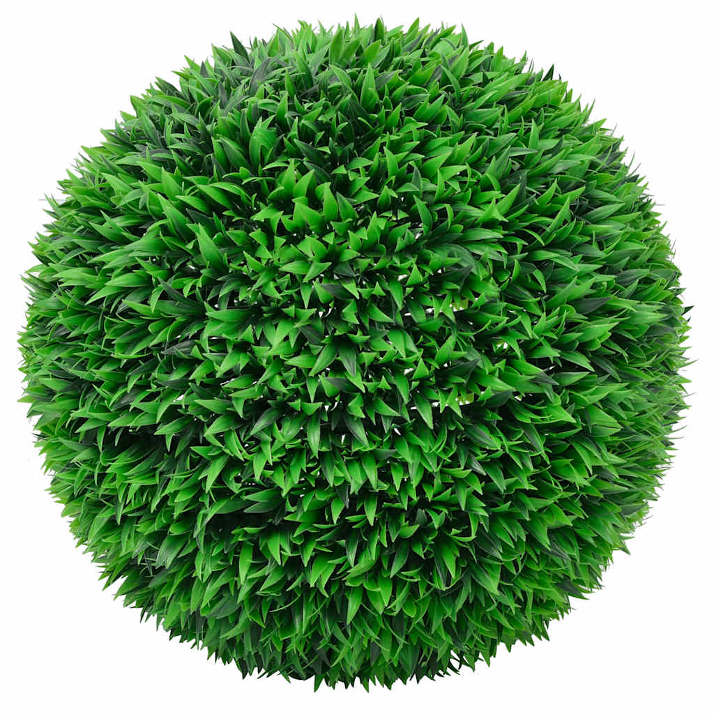 Artificial Boxwood Balls With LED Lights 2 Pcs. Green 55 Cm
