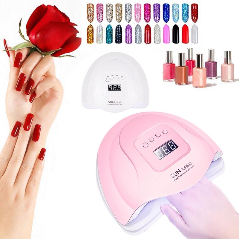 Professional Sun-x5plus 80w Nail Lamp Uv Led Light With Auto Sensor For Gel Curing