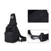 Waterproof Saddle Chest Bag Men Motorcycle Side Bag Outdoor Tactical Crossbody Shoulder Bag Travel Fanny Packs for Men Backpack