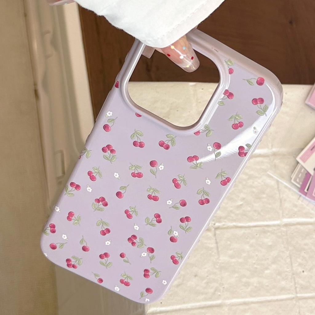 Little White Flower Cherry Case for iPhone 17 iPhone 17 Pro Max