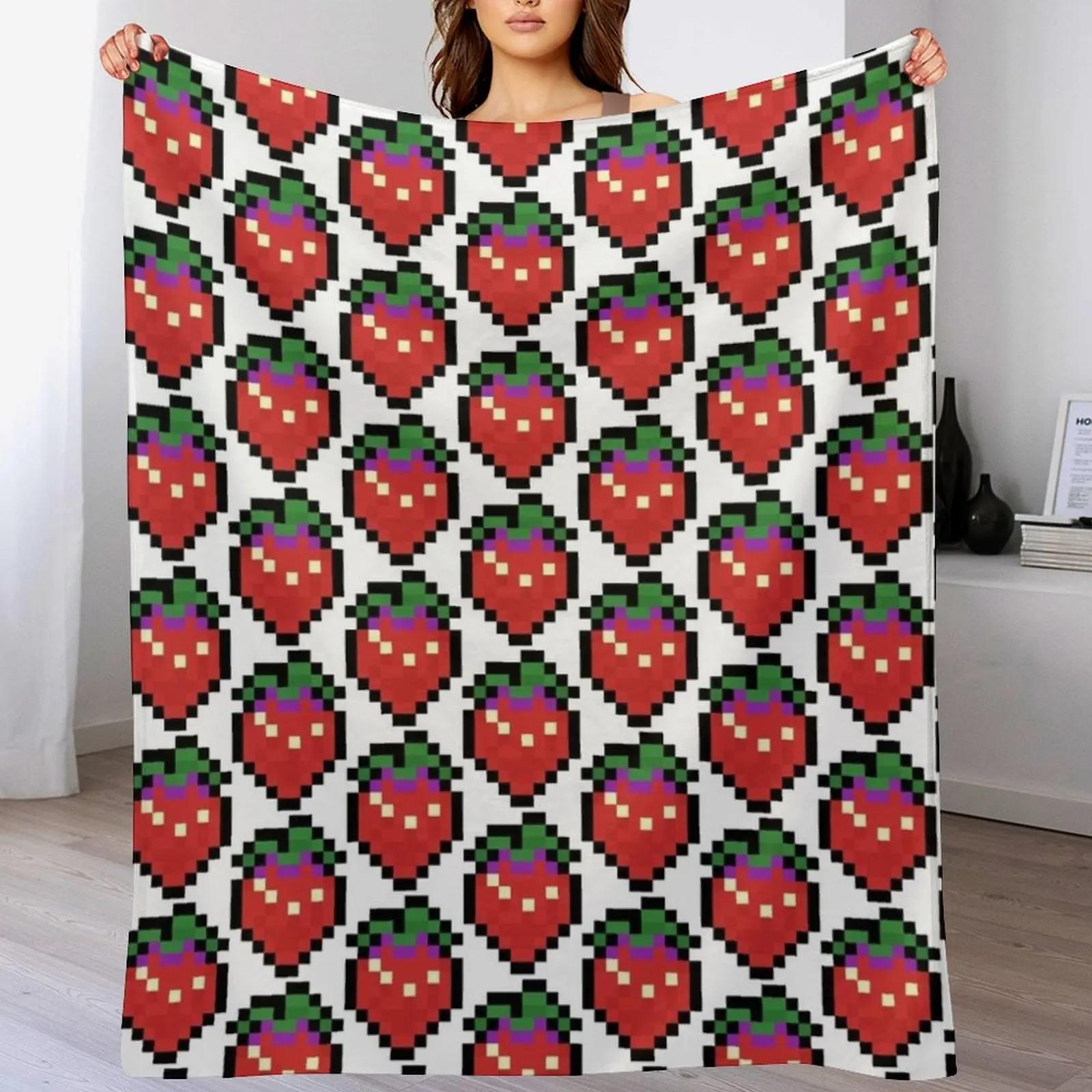 

Celeste Strawberry Sprite Throw Blanket Soft Sherpa Fleece Warm Blanket for Winter 102x76cm(40x30in)