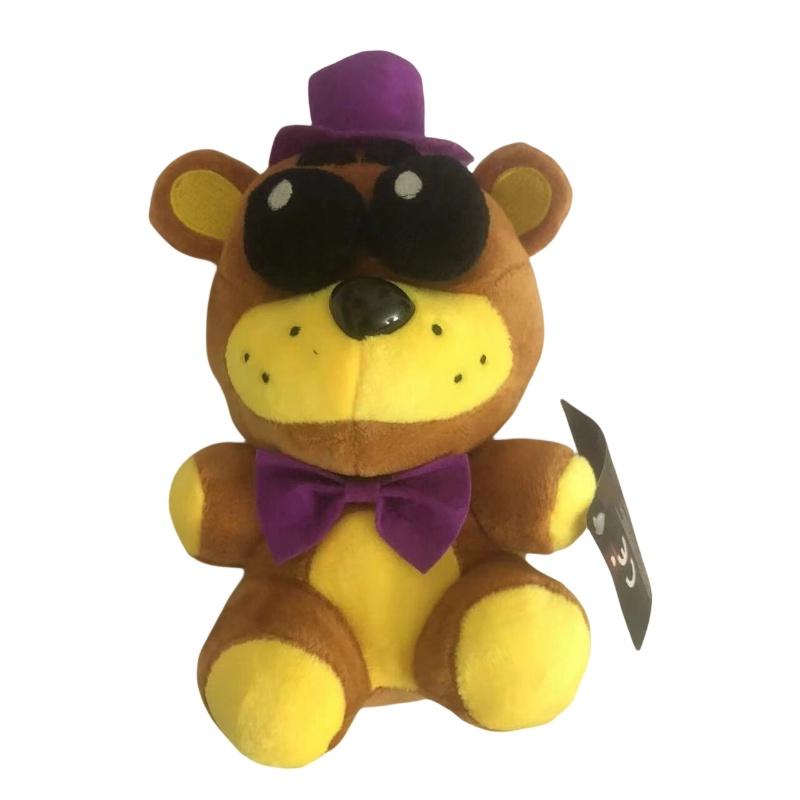 Очаровательная плюшевая игрушка «Полуночный медведь», мягкая набивная игрушка из ПП-хлопка коричневый