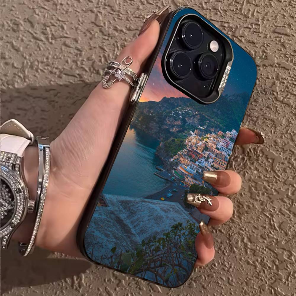 

Европейский Амальфийский берег Чехол для телефона для iPhone 17,16,15,14,13,12,11,Pro,MAX,Plus ТПУ Мягкий Приятный для кожи Чехол iPhone16pro