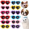 Pet Small Dog Cat Hair Clips Heart Sunglasses Shape Hairpins Lovely Puppy Bows Barrette Pet Supplies Grooming Hair Accessories