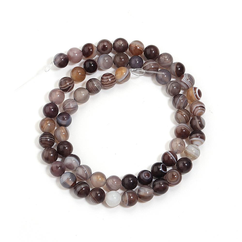 Natural Stone Beads 4 6 8 10mm Persian Gulf Agate Stone Round Loose Beads For Jewelry Making DIY Bracelets Necklace Accessories