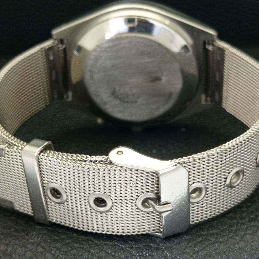 VINTAGE ORIENT AUTOMATIC 46943 JAPAN MENS BLUE COLOR DIAL WATCH a700617-5 R204-a700617