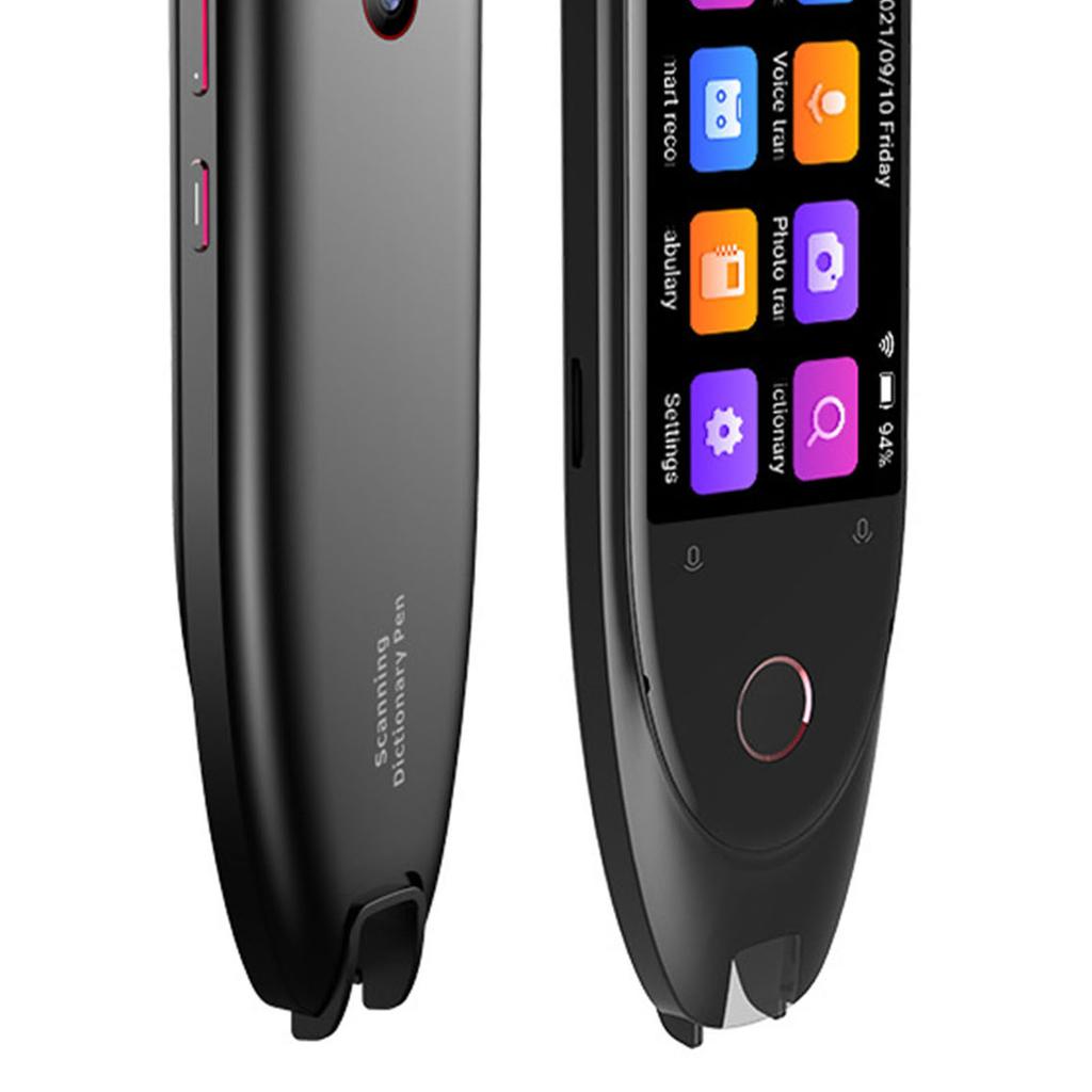 Scan Translation Pen High Accuracy Support 112 Languages Portable Language Translator Pen for Study Work Life Black