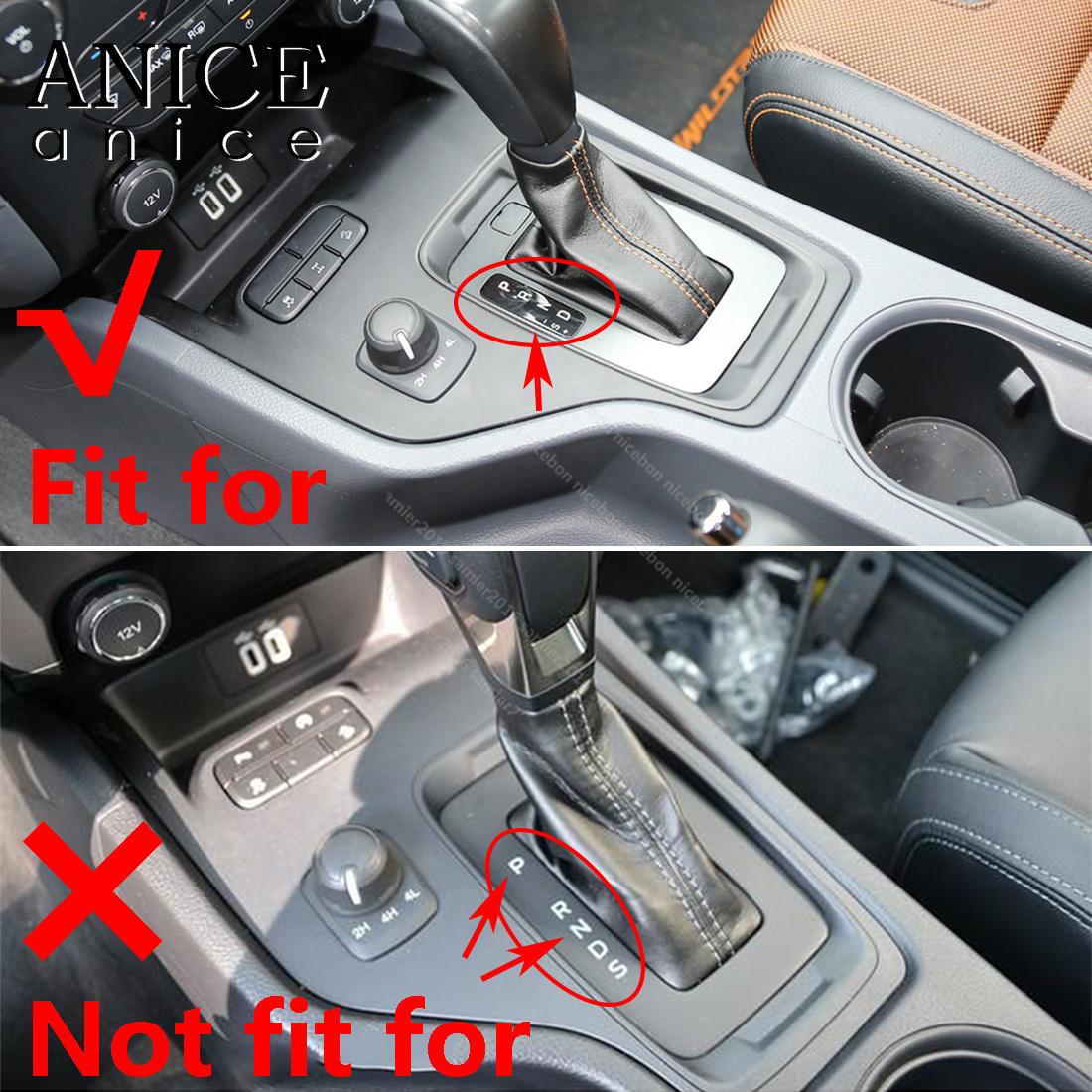 

For Mazda BT-50 BT50 2012 2013 2014 2015 2016 2017 2018 LHD Carbon Fiber Color Stainless Auto Inner Gear Shift Panel Cover Carbon fiber color