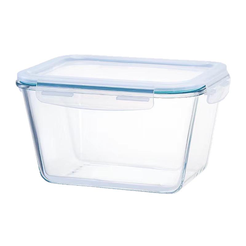 Großer, luftdichter Glas-Lebensmittelaufbewahrungsbehälter mit Deckel für Kimchi und eingelegtes Gemüse