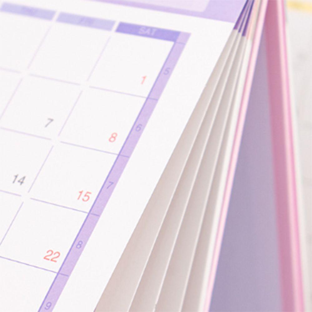 Creative Desktop Calendar 2025 Standing Flip Calendar Simple 2024-2025 Calendar  Gifts