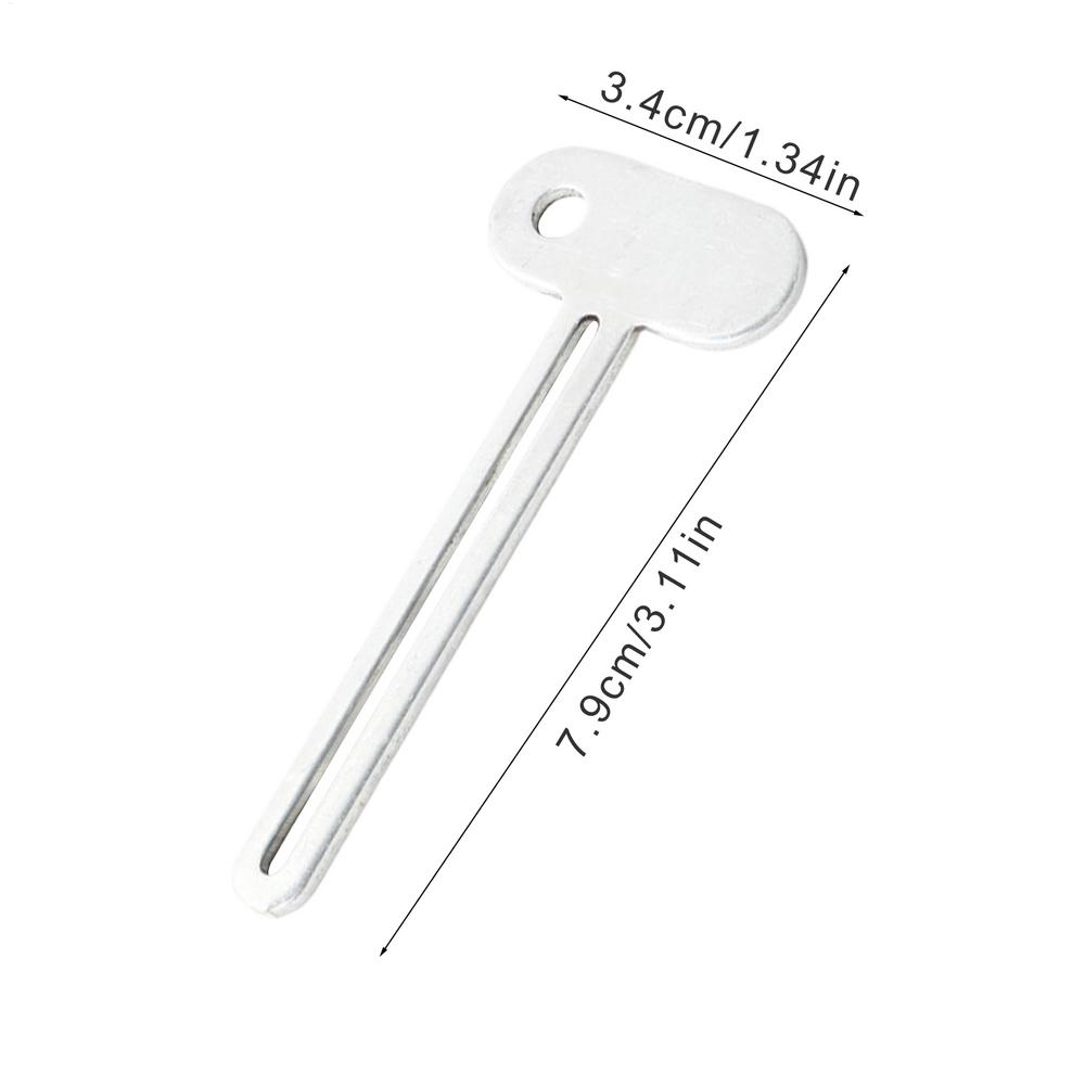 1PC Stainless Steel Toothpaste Tube Squeezers Metal Key Toothpaste Squeezers For Bathroom Hair Dye Cosmetic Tubes Squeezer