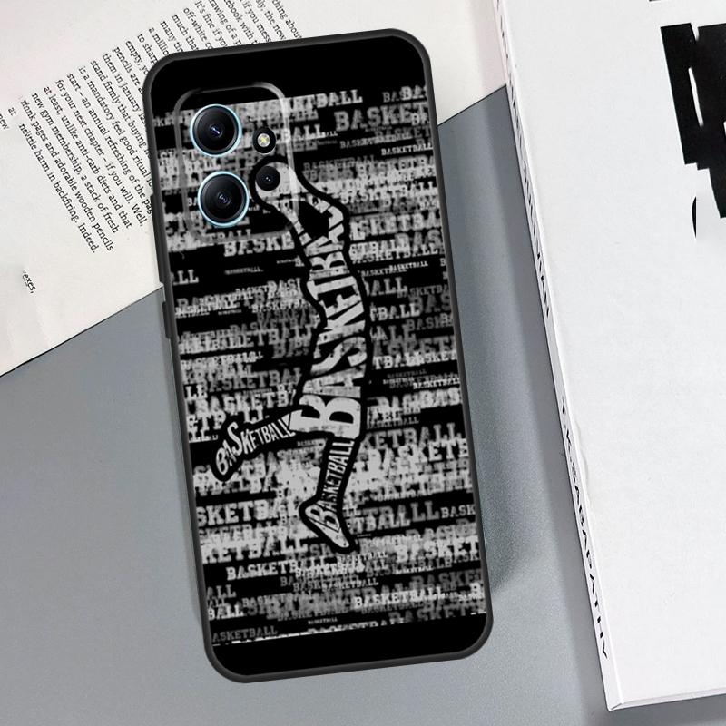 Basketball Heart Beat Case For Xiaomi Redmi Note 12 11 10 8 9 Pro Note 12S 11S 10S 9S Redmi 12 9C 10C 12C Coque