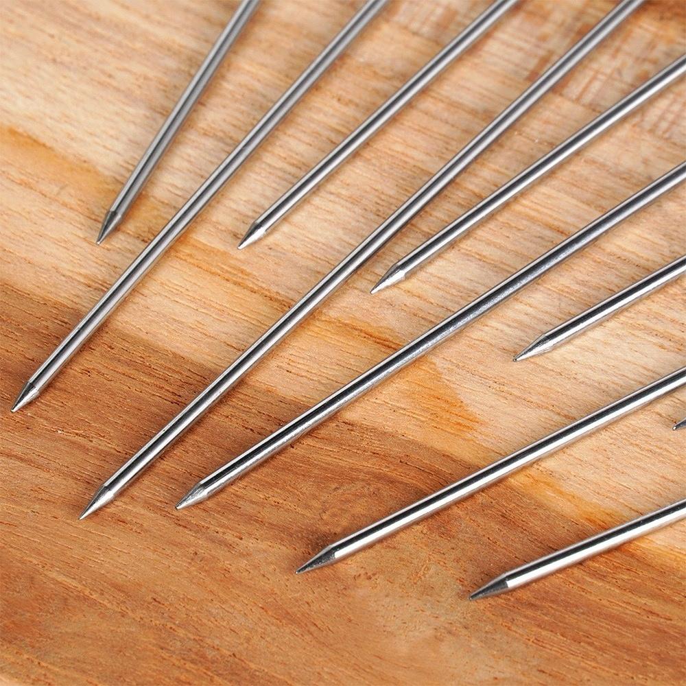 10x Steel Skewers for Roulades, Roulades, Meat, Wrapping, Roasting