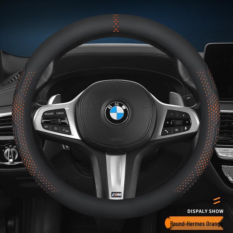 BMW Kožený potah volantu proti zašpinění pro modely řady 2, 3, 4, 5, 7 a X1-X6