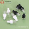 Clear Dropper Bottles: 1ml-5ml for Essential Oils, Cosmetics, and Samples