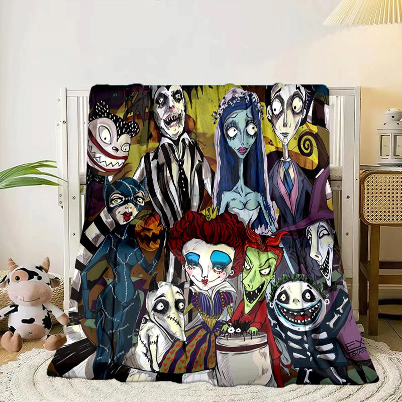 

Gothic Corpse Beauty In Bloom Blanket Flannel Blanket for bed, sofa, Camping, Hiking, Picnic Essentials, gift for family Fan gifts 75x90cm