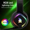 Casque Gamer - EMPIRE GAMING - Dark Rainbow - Son Stéréo HD - Micro Flexible - Rétroéclairage RGB