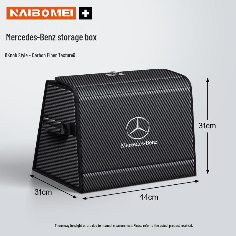 Armazenamento e Acessórios Compatíveis para Porta-Malas de Modelos Mercedes-Benz Classe E, C, A, S, GLA, GLB e GLC