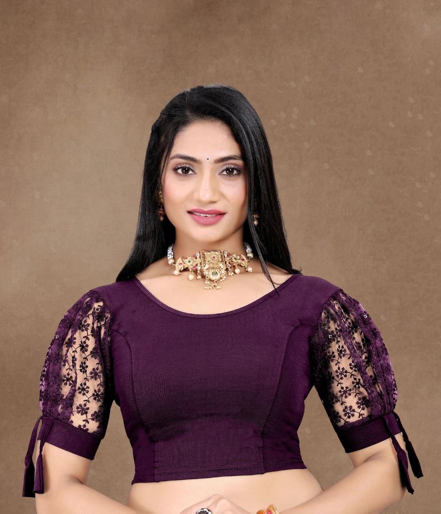 Women Cotton Laycra Blend Designer Blouse Indian Bollywood Beautiful Choli Dress
