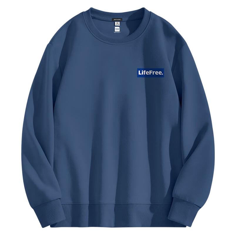 Jeanswest Men's Crew Neck Loose Fit Sweatshirt