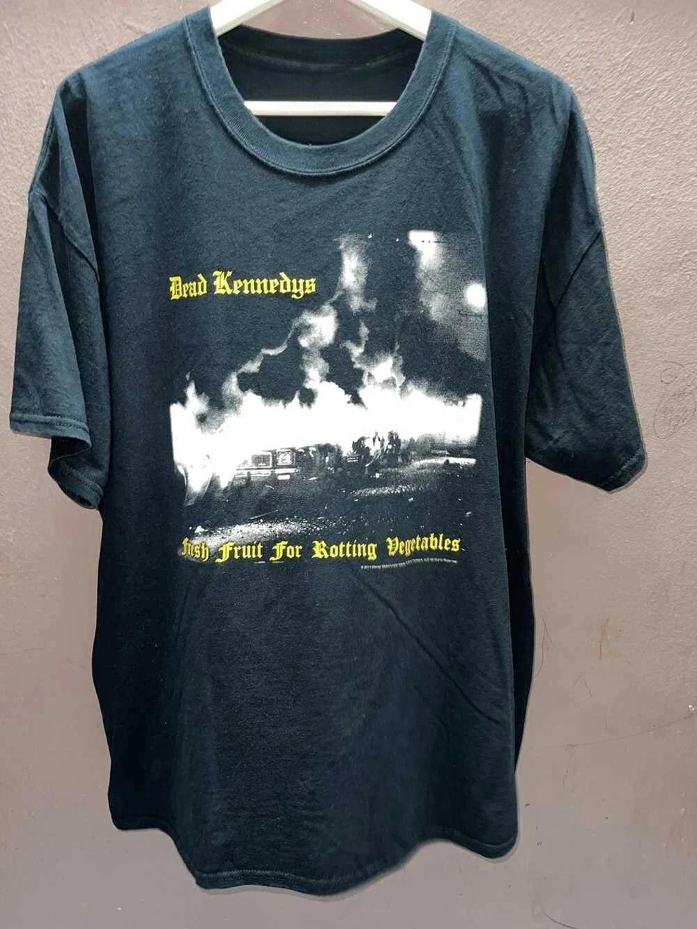 

Dead Kennedys American Punk Rock Band T-shirt Pure Cotton T-shirt Retro T-shirt Daily Outdoor Men s Women s Fan Printed T-shi... S разноцветный