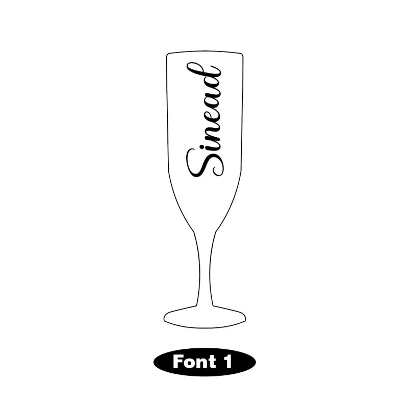 Personalized Wedding Glasses White Plastic Champagne Glasses, Hen Party Glasses, Wedding Champagne Flute, Bridesmaid Gift Gold Text