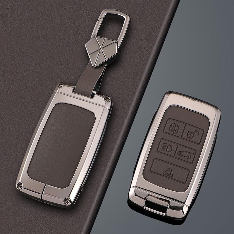 Compatible Key Case for Land Rover Range Rover: Evoque, Velar, Discovery 5, Sport, Defender - High-End Shell