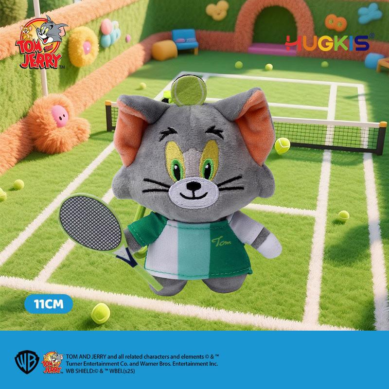 Tom And Jerry Sports Series Plush Keychain With Cartoon Characters For Collectors