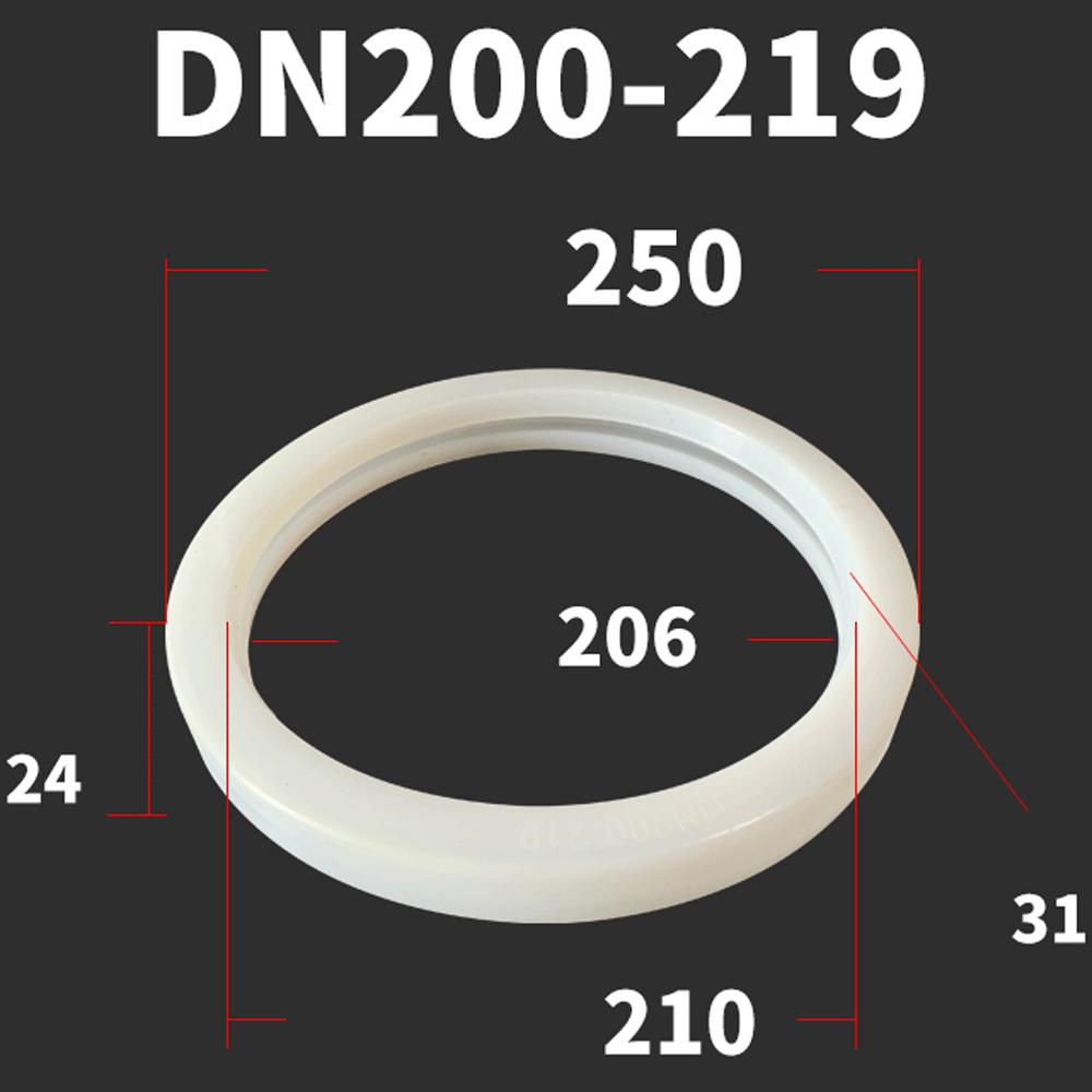 DN0.75-200 VMQ Slicone Rubber Sealing Seal Gasket Strip For Hough Section Coupling Clamp O-shaped groove