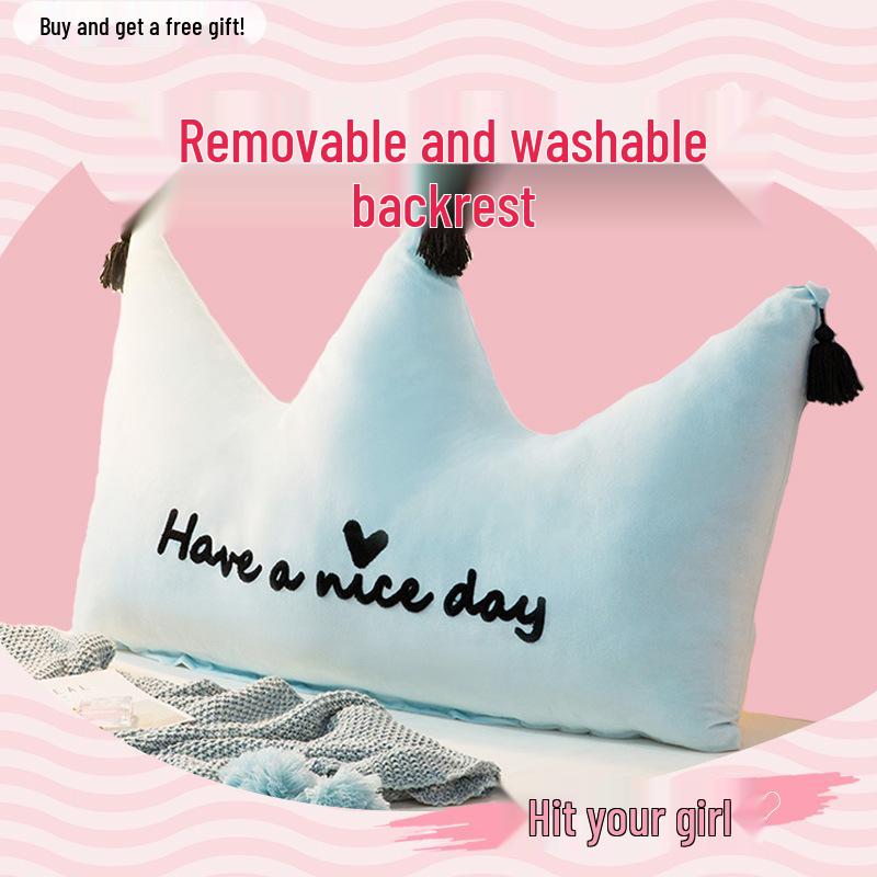 

Милое хлопковое изголовье в стиле принцессы: Большая, Съемная, Моющаяся, Мягкая спинка татами 120*70, 4.5 kg (for 1.2m bed)