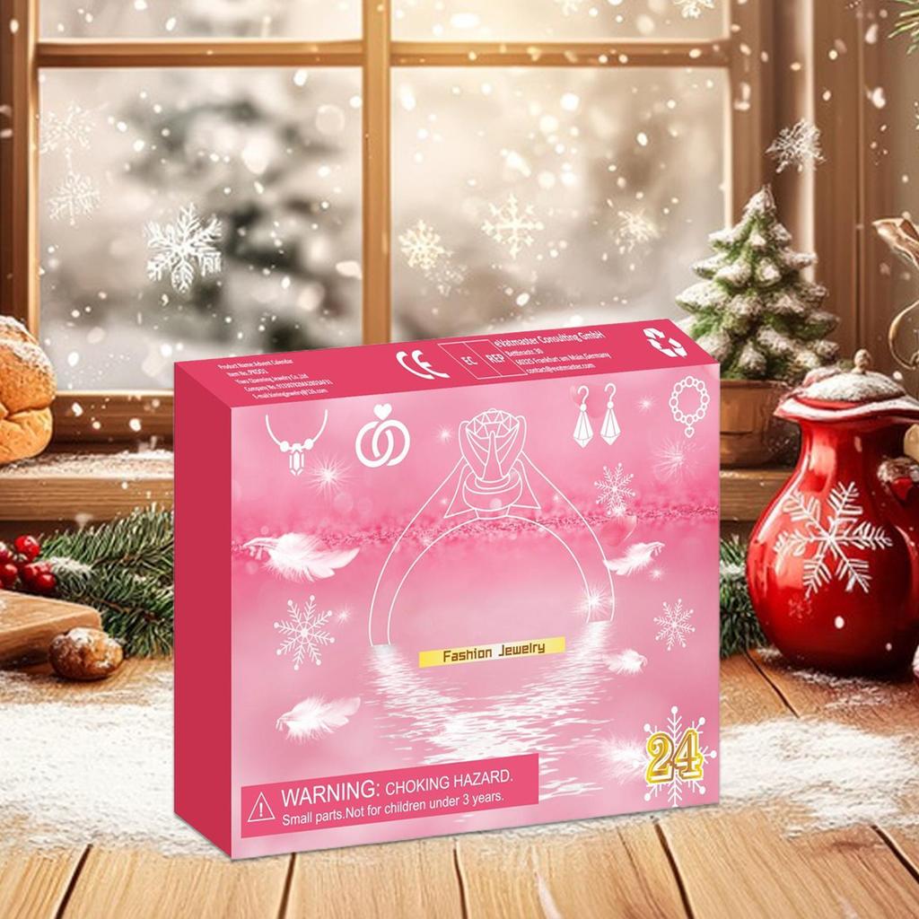 Christmas Advent Countdown Calendar Winter Holiday Advent Charm Jewelry Charm Christmas Countdown Calendar For Teens Family