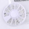 Nail Art Accessories Tools, Metal Rivets Ocean Series Star Shell Silver Rivet Disc