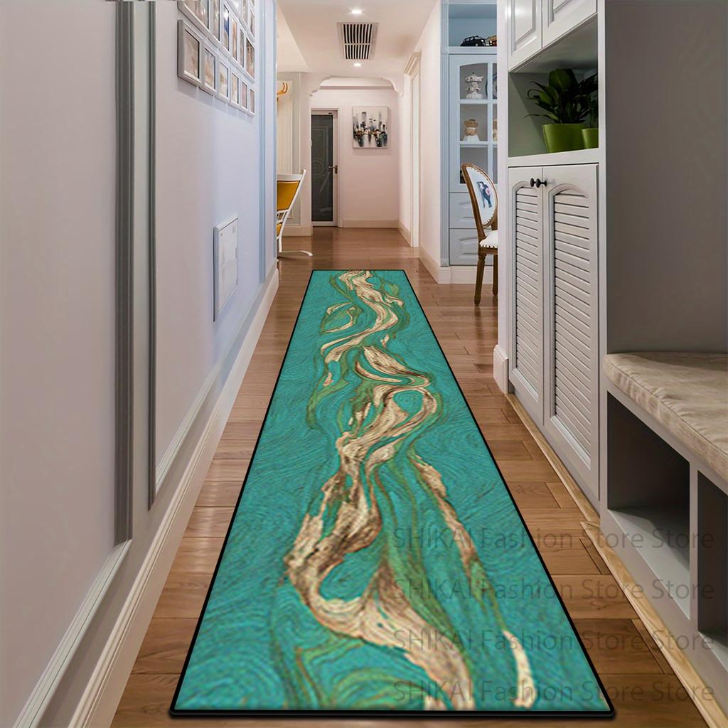 Abstract Easy Clean Long Corridor Carpet Runner Light Luxury Floor Mats Room Doorway Decor Carpets Home Living Room Hallway Rugs