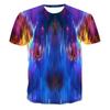 New Summer Men's 3d T-shirt Casual Short-sleeved O-neck Fashion Funny Printing T-shirt Men