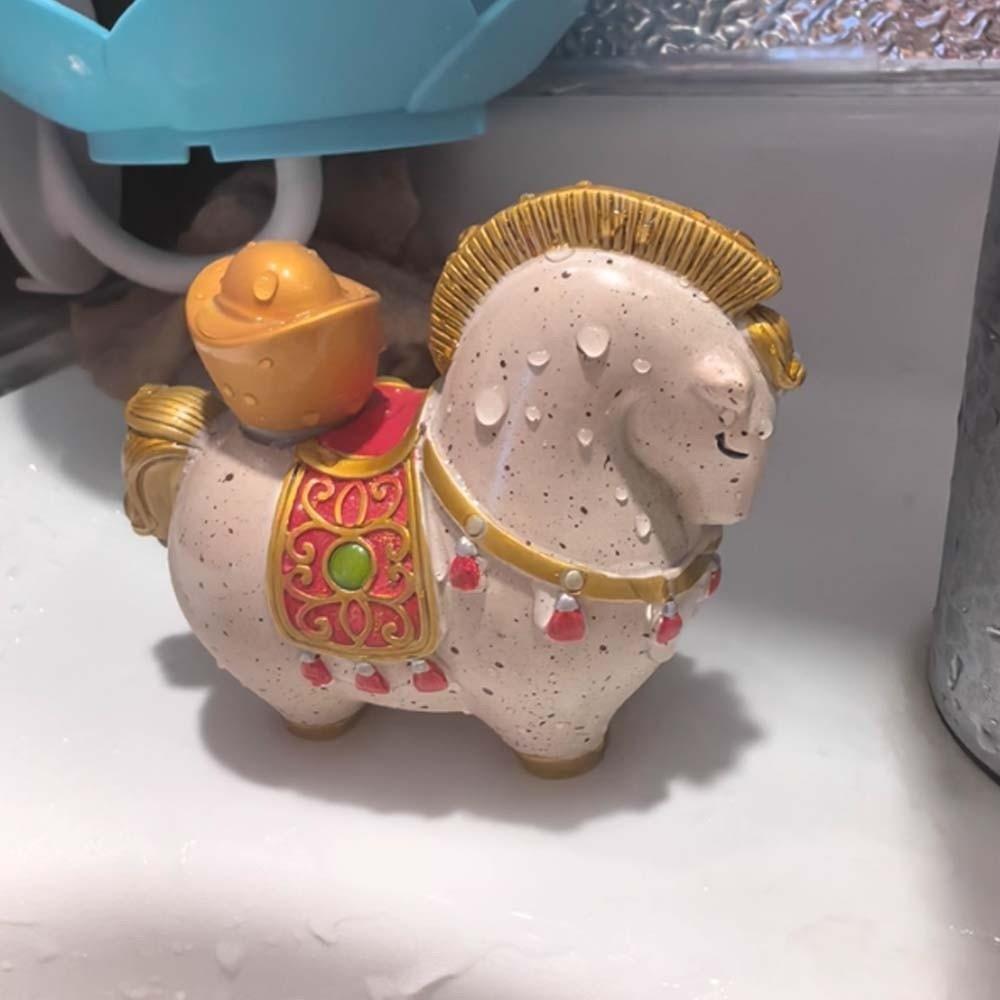 Draaibaar Resin Veulenbeeldje De Thee Bedankjes Kleurveranderend Paard Ornament Display Decoratie