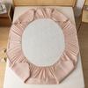 Waterproof Quilted Mattress Protector Cover, Fitted Sheet  Waterproof Mattress Cover Cotton Quilted Mattress Pad Topper
