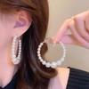 European and American Fashion High-end Atmospheric Earrings Trendy Cool Earrings Versatile Personalized Party Big Earrings Exquisite Commuter Earrings