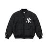 New Era × MLB New York Yankees Stile Coreano Minimalista Logo Ricamato Invernale Caldo con Zip Giacca in Cotone Unisex Nero 12866555