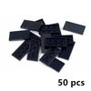 50-100Pcs Flat Tile 2x2 2x4 DIY Enlighten Plastic Smooth Building Block BricksCompatible All Brands Assembles Particles