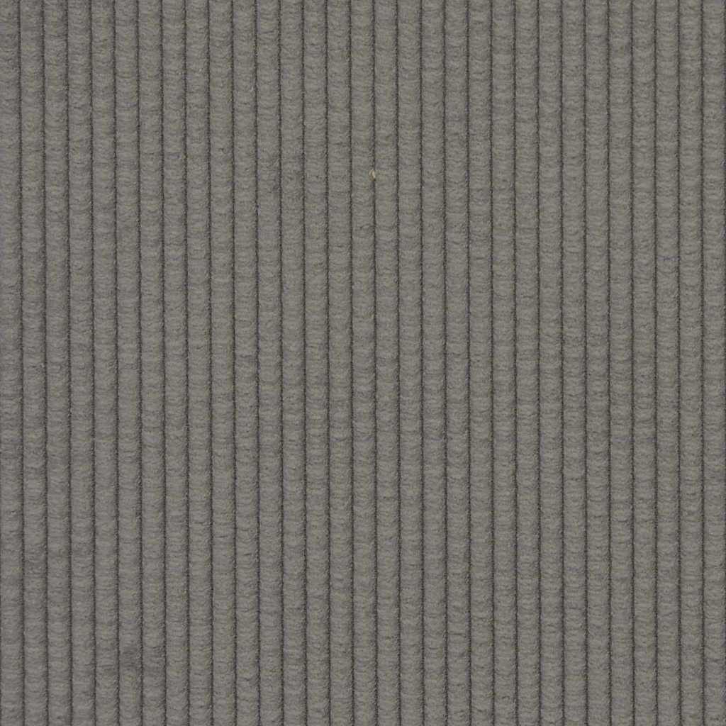 Back Cushion Light Grey 120 X 50 Cm Corduroy Fabric