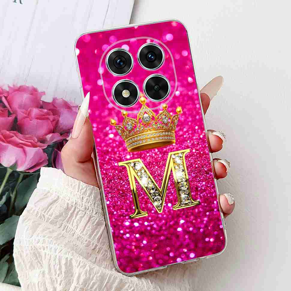 For Redmi Note14 Pro 5G Casing 6.67" Diamond Letter Back Cover Soft Silicone Cases For Xiaomi Redmi Note 14 Pro 5G Coque Fundas